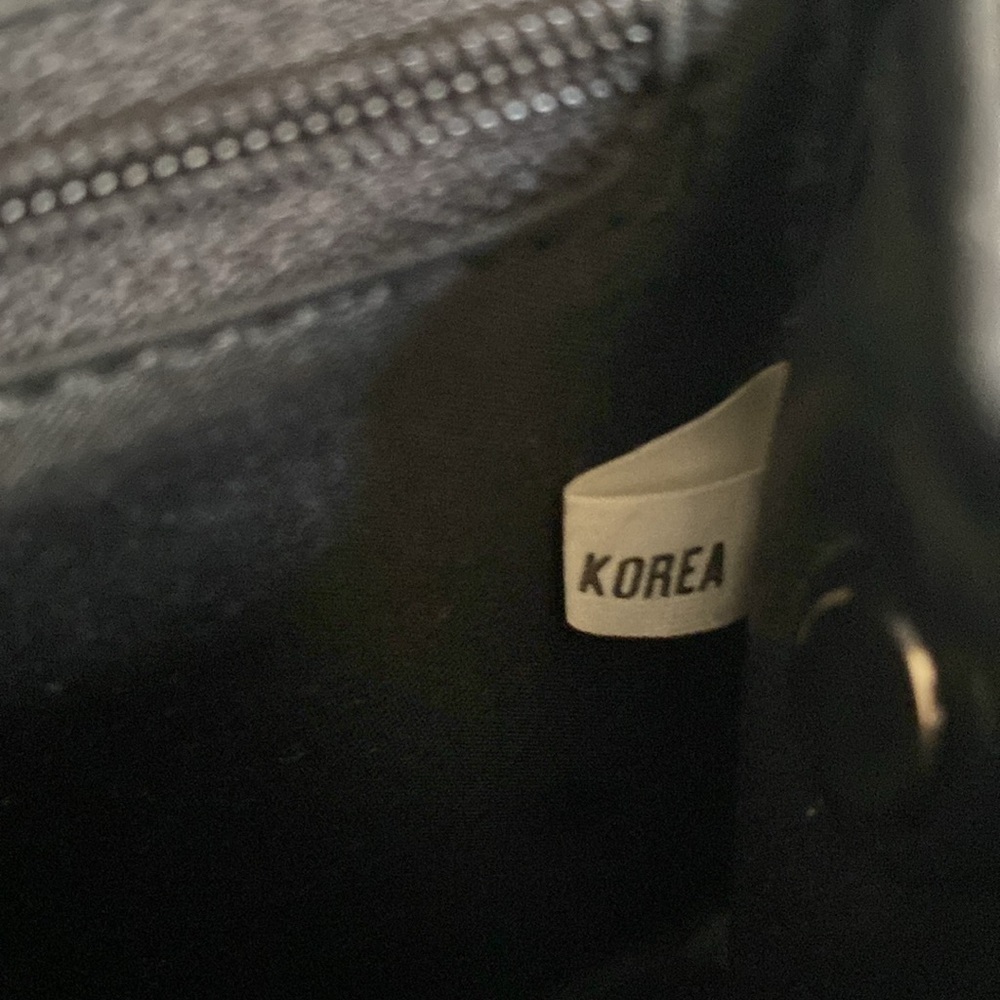 Butterfly Small Black Shoulder Bag . Made in Korea NWOT - Picture 7 of 11